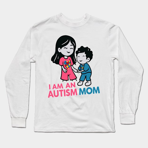 Proud Autism Mom: Mind Body Balance Long Sleeve T-Shirt by maknatess